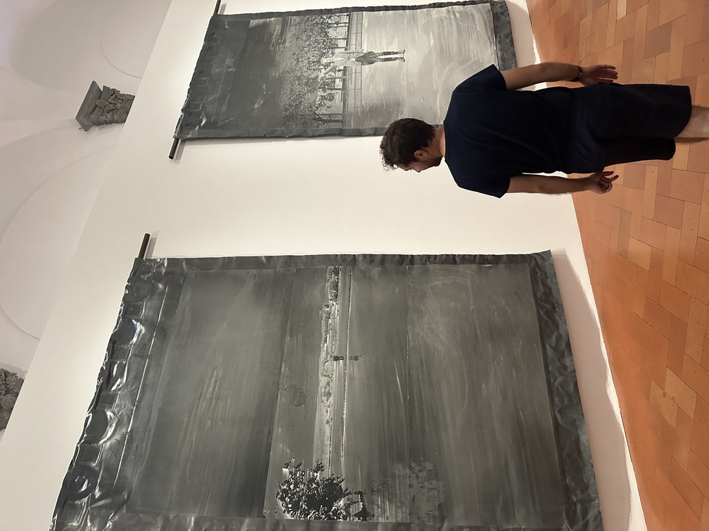 Anselm Kiefer, "Heroische Sinnbilder (Simboli eroici)", 2009, stampe fotografiche su carta montate su piombo.