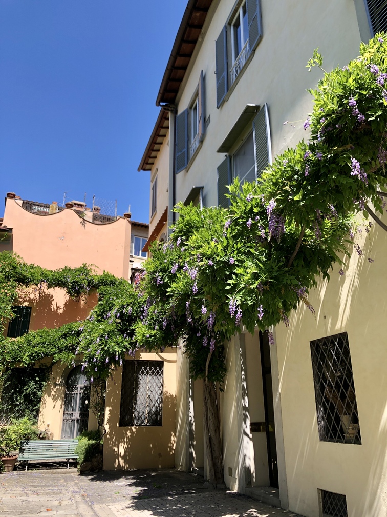 Palazzo Frescobaldi a Firenze - giardino.