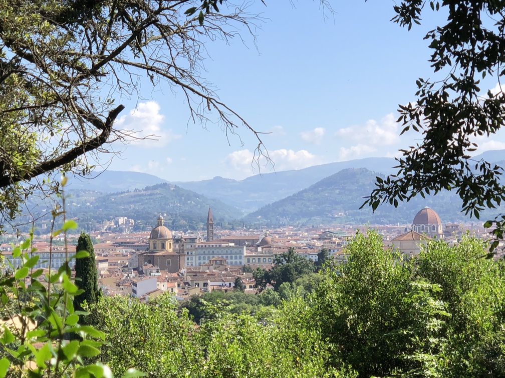Giardino di San Francesco di Paola a Firenze - panorama.
