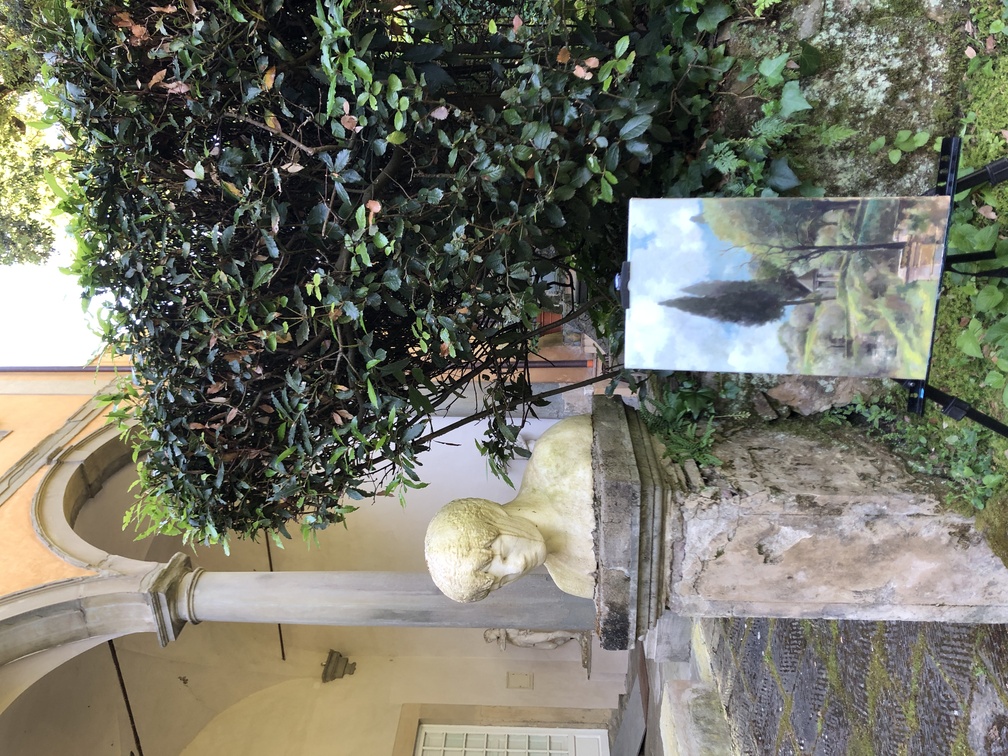 Giardino di San Francesco di Paola a Firenze - esposizione.