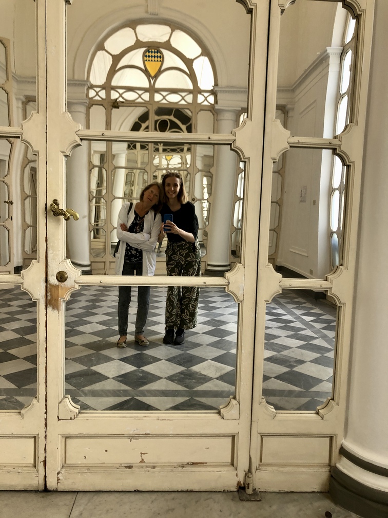Palazzo Antinori Aldobrandini a Firenze - Federica e sua mamma Manuela.