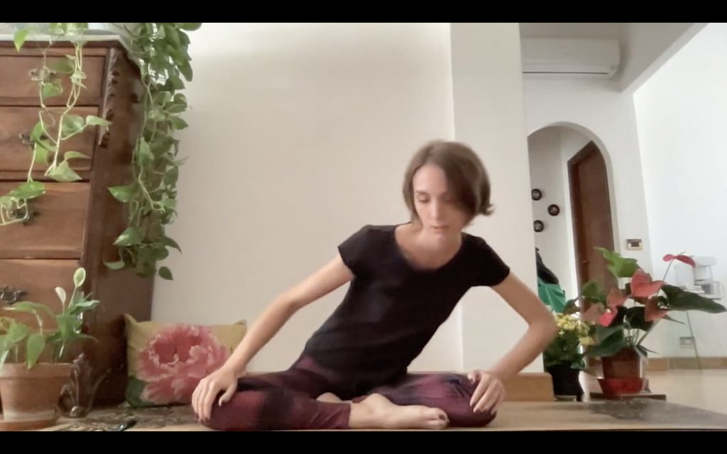Pratica yoga - scioglimento iniziale.