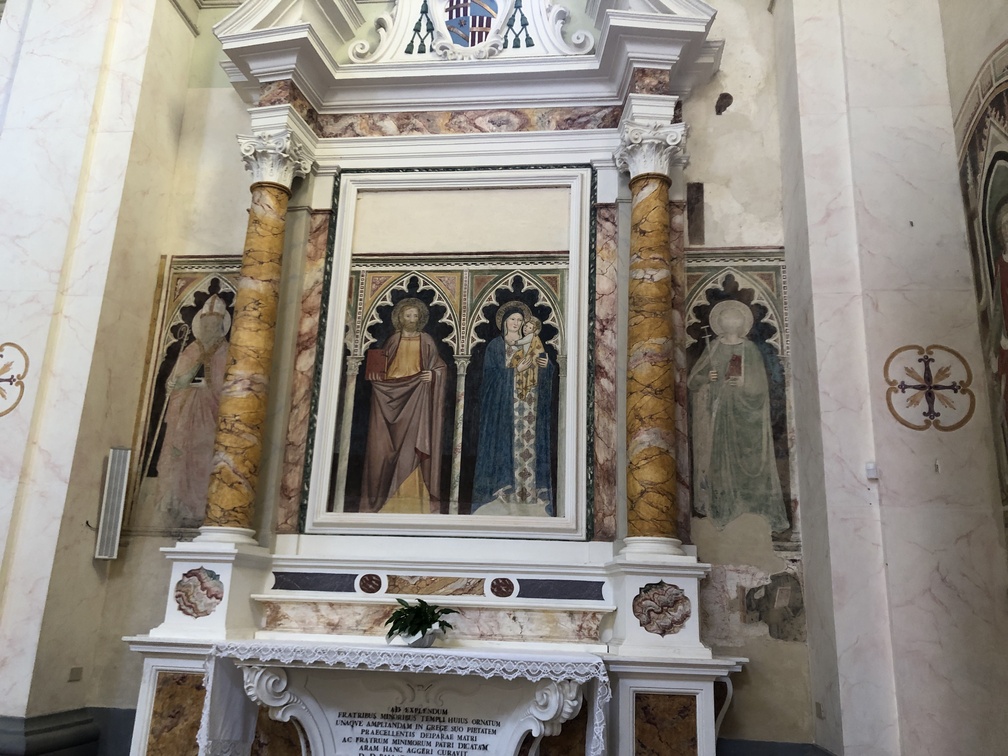 Colle Val d'Elsa - Convento di San Francesco, interno.