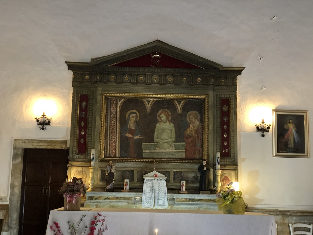 Colle Val d'Elsa - Santuario della Beata Vergine del Renaio, interno.