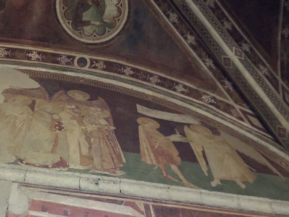 Eremo di Montesiepi - affreschi di Ambrogio Lorenzetti.