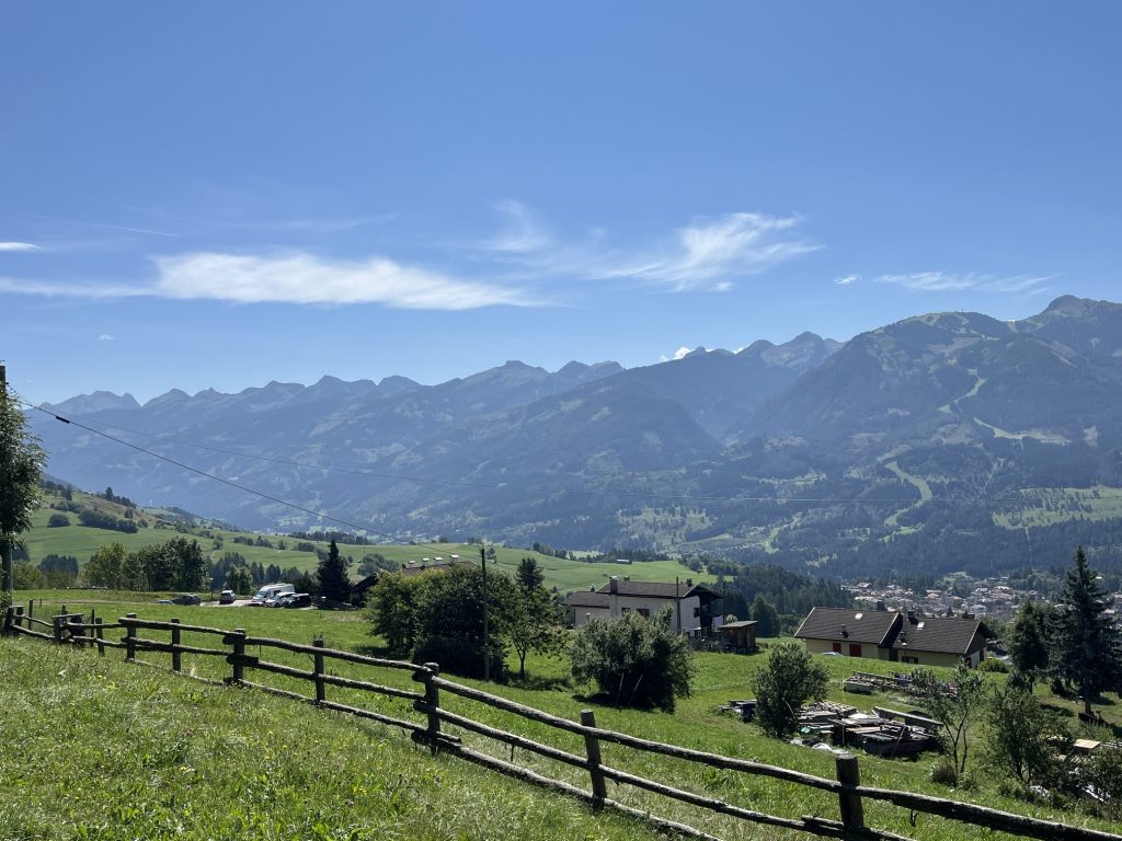 Daiano - panorama sulla Val di Fiemme.