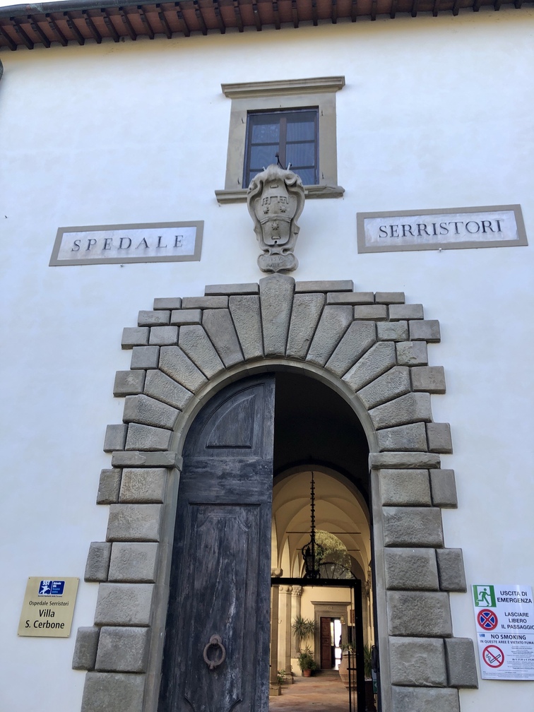 Ospedale Serristori - entrata Villa San Cerbone.