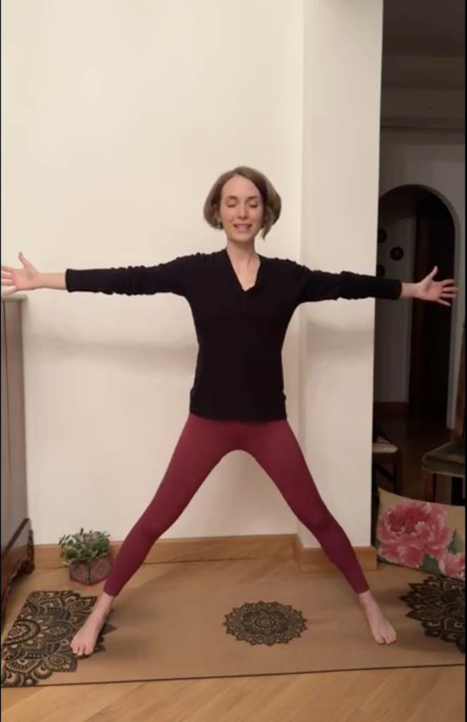 Pratica yoga - Suriasana, posizione del sole.