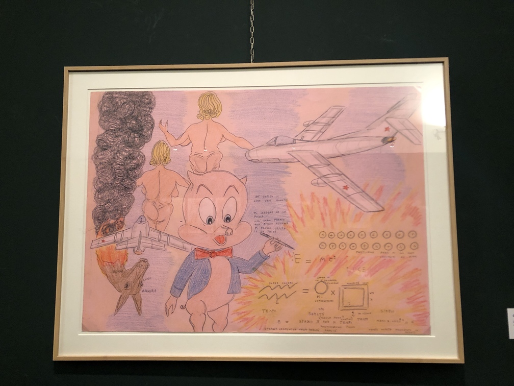 Mostra "Aspettando la bomba. L’Art Brut di Giovanni Galli" - <b> Maialino buffo</b>, 2004.