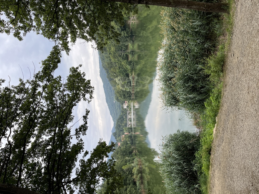 Castel dell'Alpi - panorama sul lago dalla Big Bench.