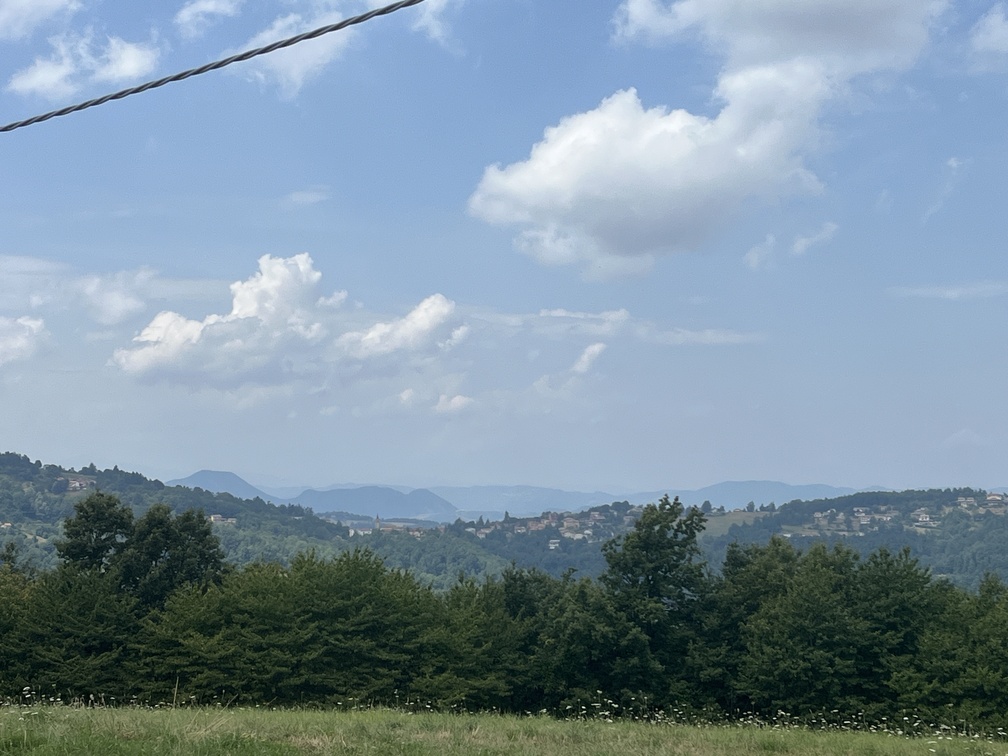 Castel dell'Alpi - panorama da Poggio Rossetti.