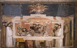 Cappella Bardi a Santa Croce (Firenze) – Giotto, Esequie di San Francesco.