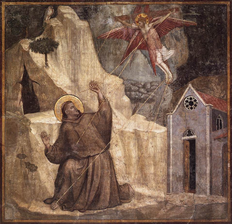 Cappella Bardi a Santa Croce (Firenze) – Giotto, San Francesco riceve le stimmate.