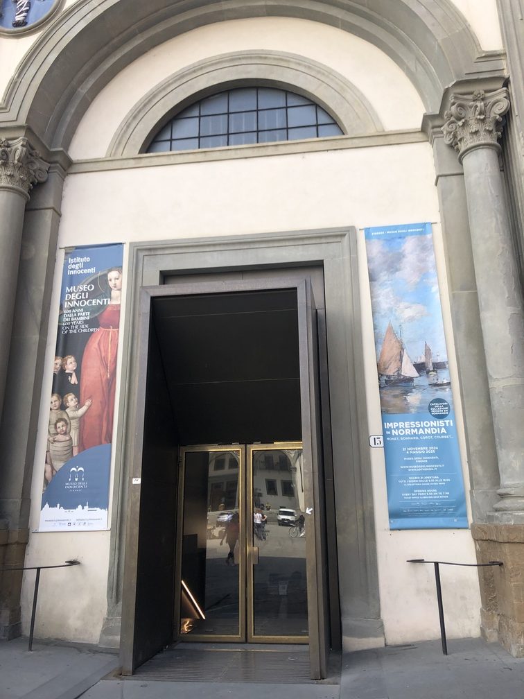 Mostra "Impressionisti in Normandia" a Firenze - entrata.