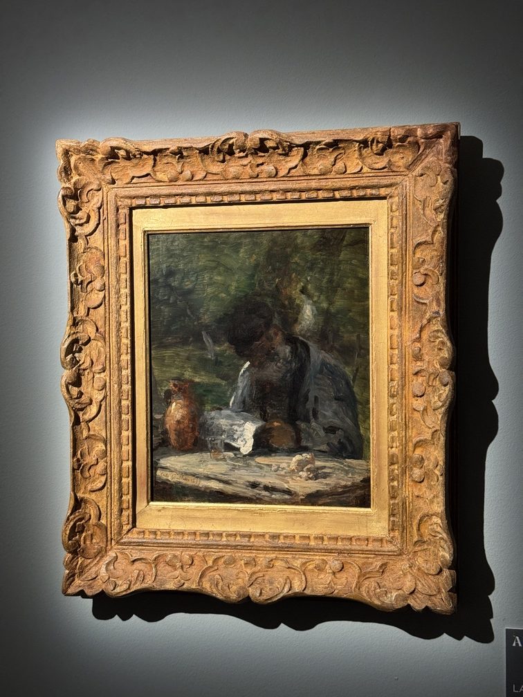 Mostra "Impressionisti in Normandia" a Firenze - Adolphe-Félix Cals, "La lettera", 1877, Olio su tela, Caen, Coll. Association Peindre en Normandie.