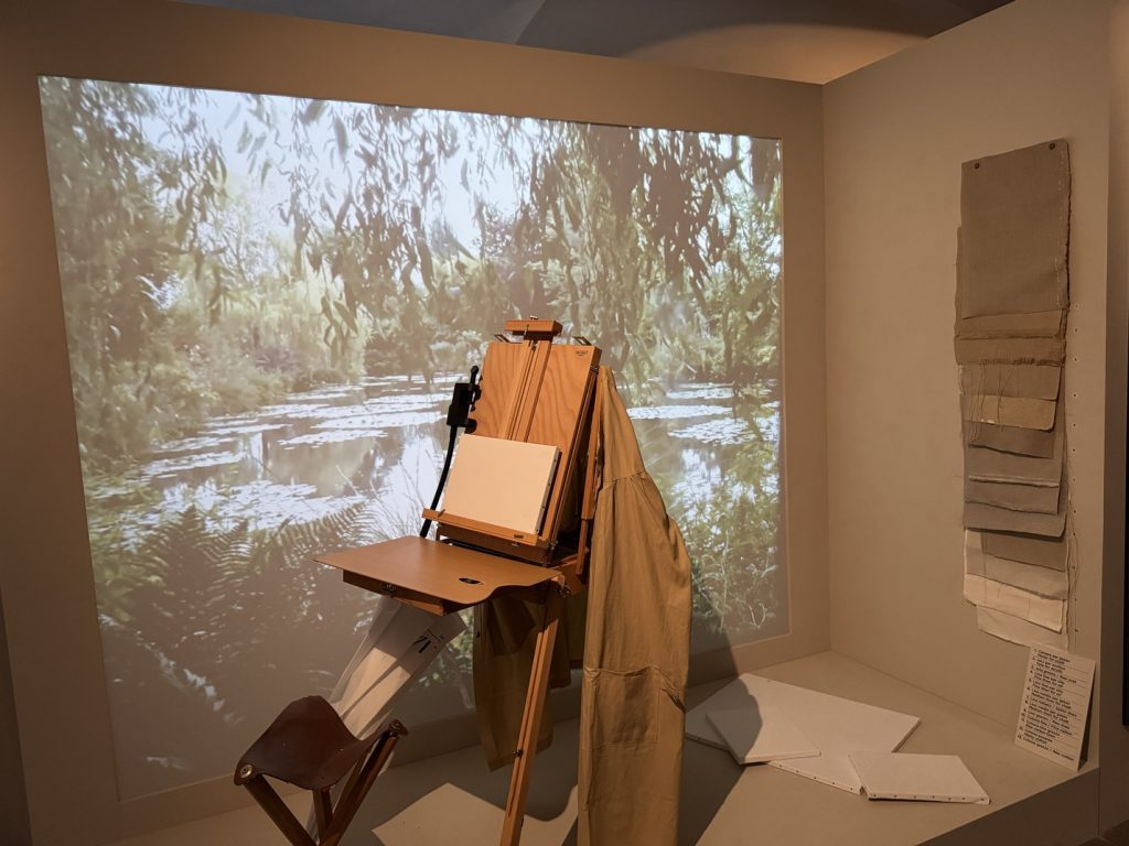 Mostra "Impressionisti in Normandia" a Firenze - percorso didattico con l'angolo del pittore.