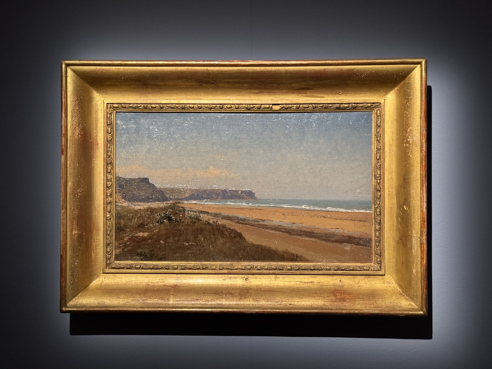 Mostra "Impressionisti in Normandia" a Firenze - Auguste Bonheur, "Arromanches", 1862 ca., Olio su tela, Caen, Coll. Association Peindre en Normandie.