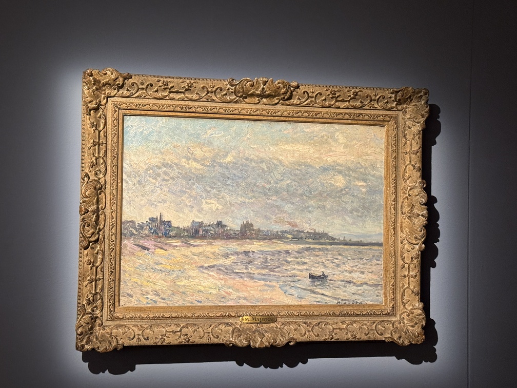 Mostra "Impressionisti in Normandia" a Firenze - Maxime Maufra, "La spiaggia di Le Havre", 1893 ca., Olio su tela, Caen, Coll. Association Peindre en Normandie.