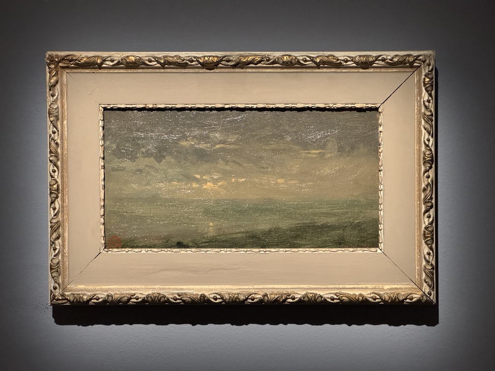 Mostra "Impressionisti in Normandia" a Firenze - Adolphe-Félix Cals, "L’alba sulla spiaggia di Honfleur", 1873, Olio su tela, Caen, Coll. Association Peindre en Normandie.