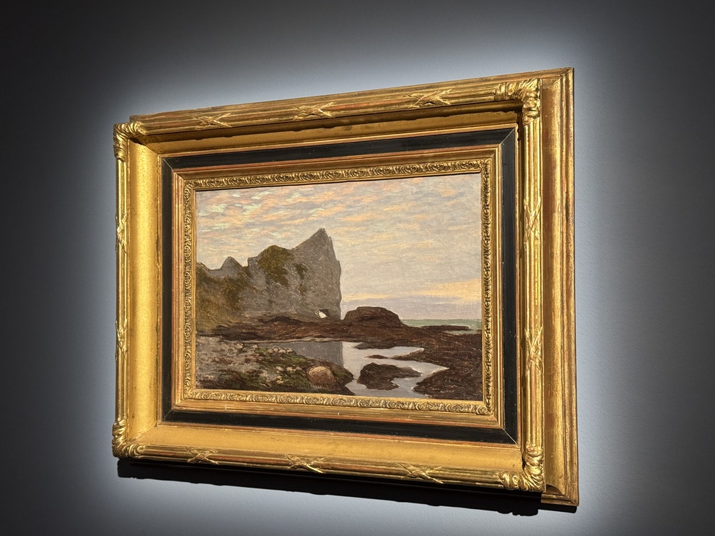 Mostra "Impressionisti in Normandia" a Firenze - Claude Monet, "Étretat", 1864 ca., Olio su tela, Caen, Coll. Association Peindre en Normandie.