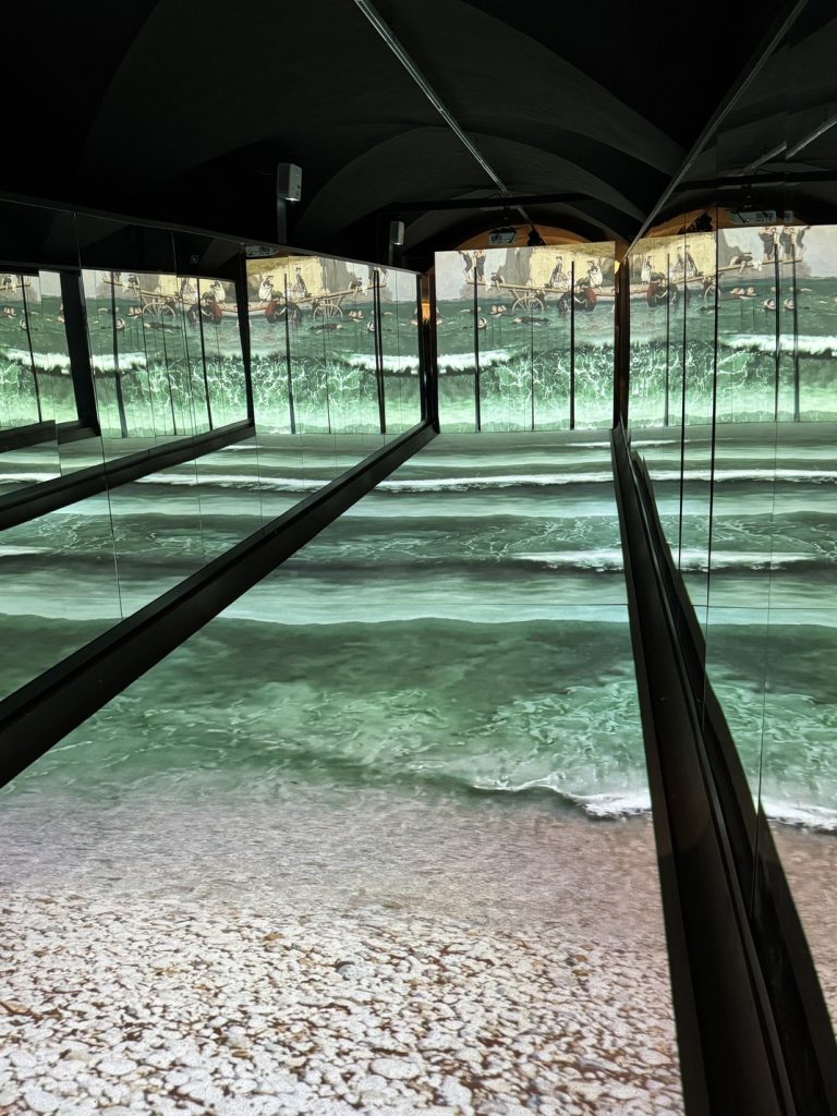 Mostra "Impressionisti in Normandia" a Firenze - "La plage. Impressioni in riva al mare" di Art Media Studio di Firenze.