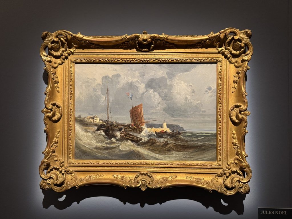 Mostra "Impressionisti in Normandia" a Firenze - Jules Noel, "Il porto di Fécamp", 1858, Olio su tela, Caen, Coll. Association Peindre en Normandie.