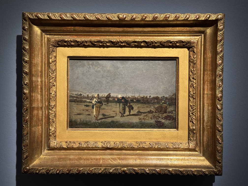 Mostra "Impressionisti in Normandia" a Firenze - ouis-Alexandre Dubourg, "Bassa marea a Honfleur", 1880 ca., Olio su tela, Caen, Coll. Association Peindre en Normandie.