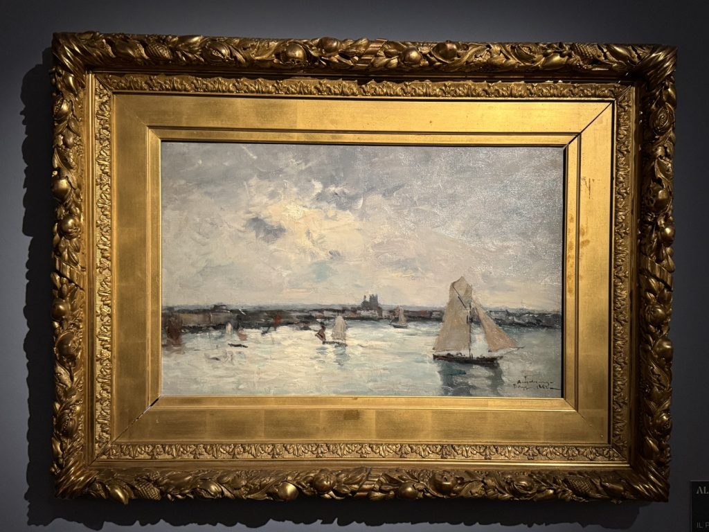 Mostra "Impressionisti in Normandia" a Firenze - Albert Lebourg, "Il porto di Dieppe", 1882, Olio su tela, Caen, Coll. Association Peindre en Normandie.