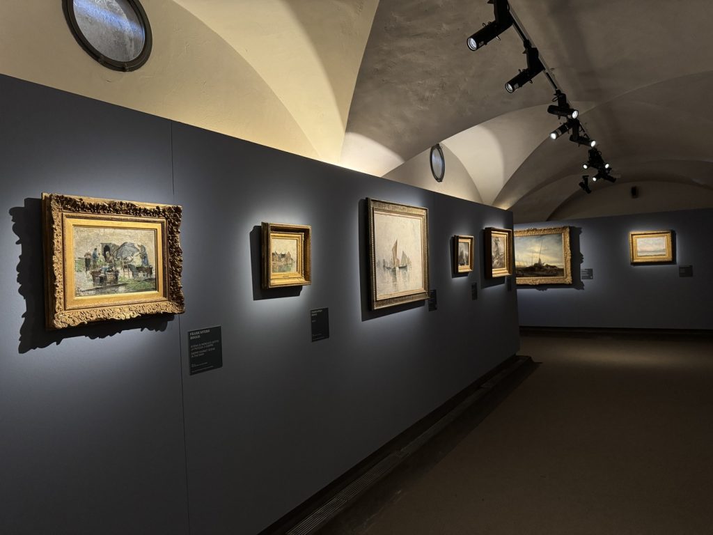 Mostra "Impressionisti in Normandia" a Firenze - interno.
