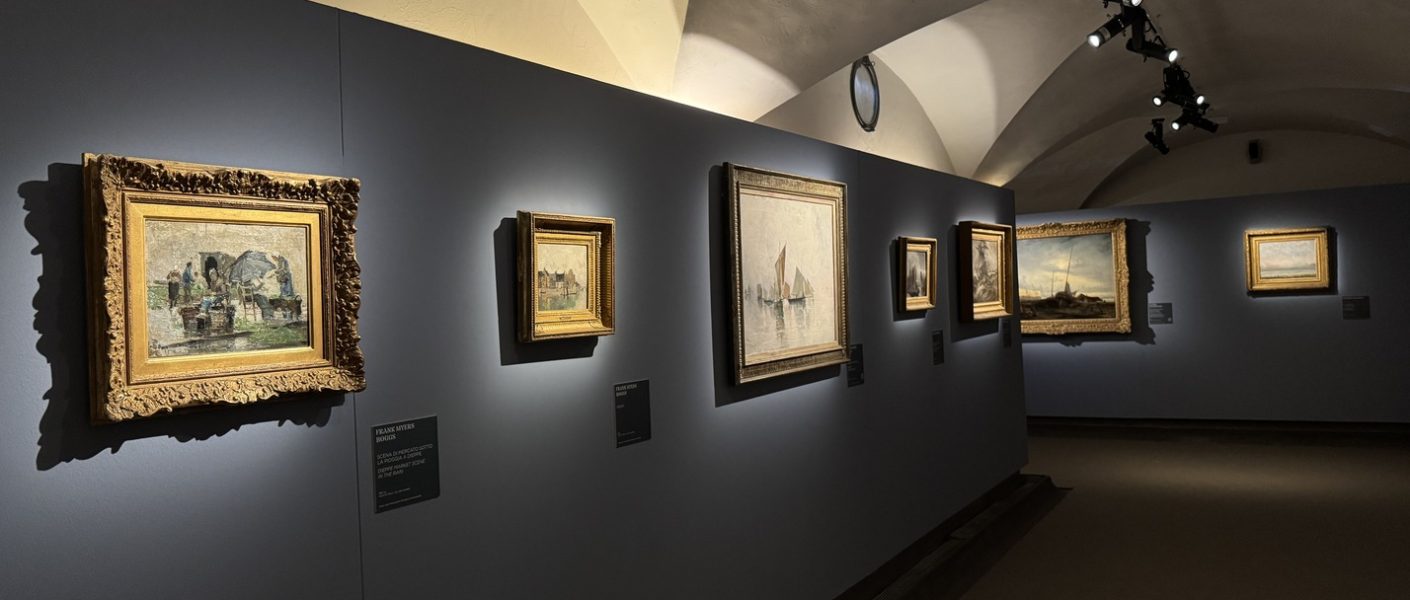 Mostra "Impressionisti in Normandia" a Firenze - interno.