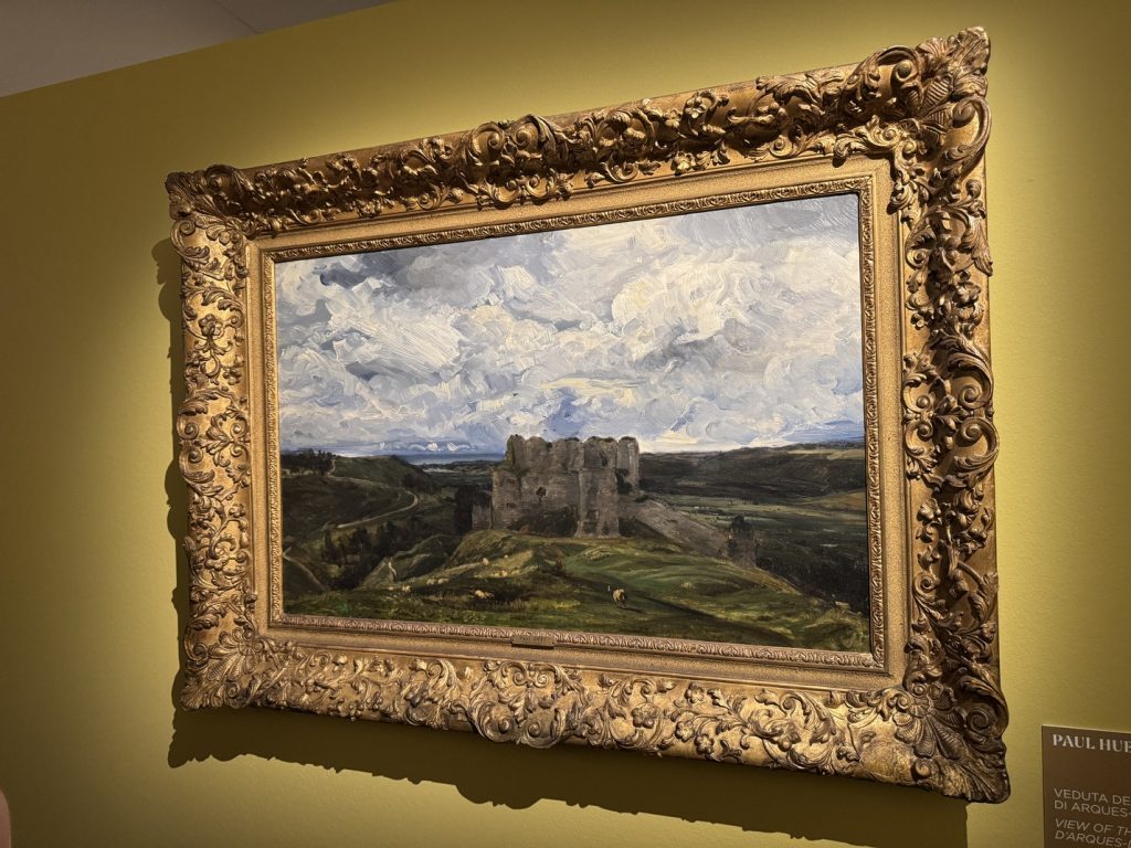 Mostra "Impressionisti in Normandia" a Firenze - Paul Huet, "Veduta del Castello di Arques-La-Bataille", 1857, Olio su tela, Caen, Coll. Association Peindre en Normandie.