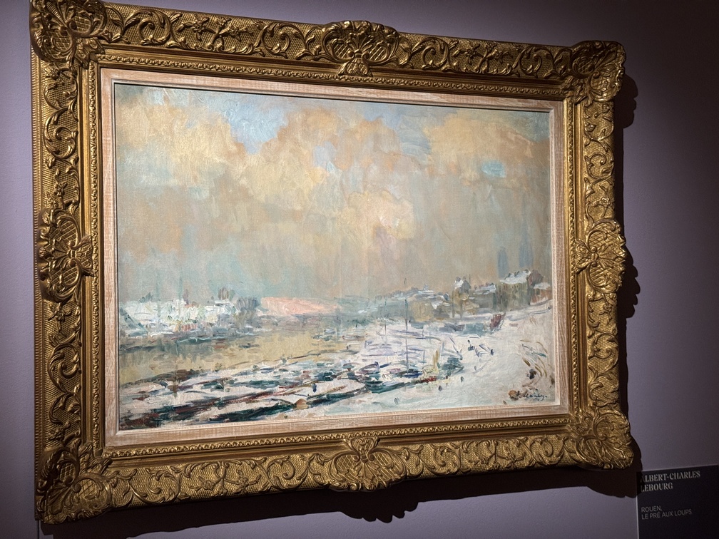 Mostra "Impressionisti in Normandia" a Firenze - Albert-Charles Lebourg, "Rouen, le pré aux loups", 1880, Olio su tela, Caen, Coll. Association Peindre en Normandie.