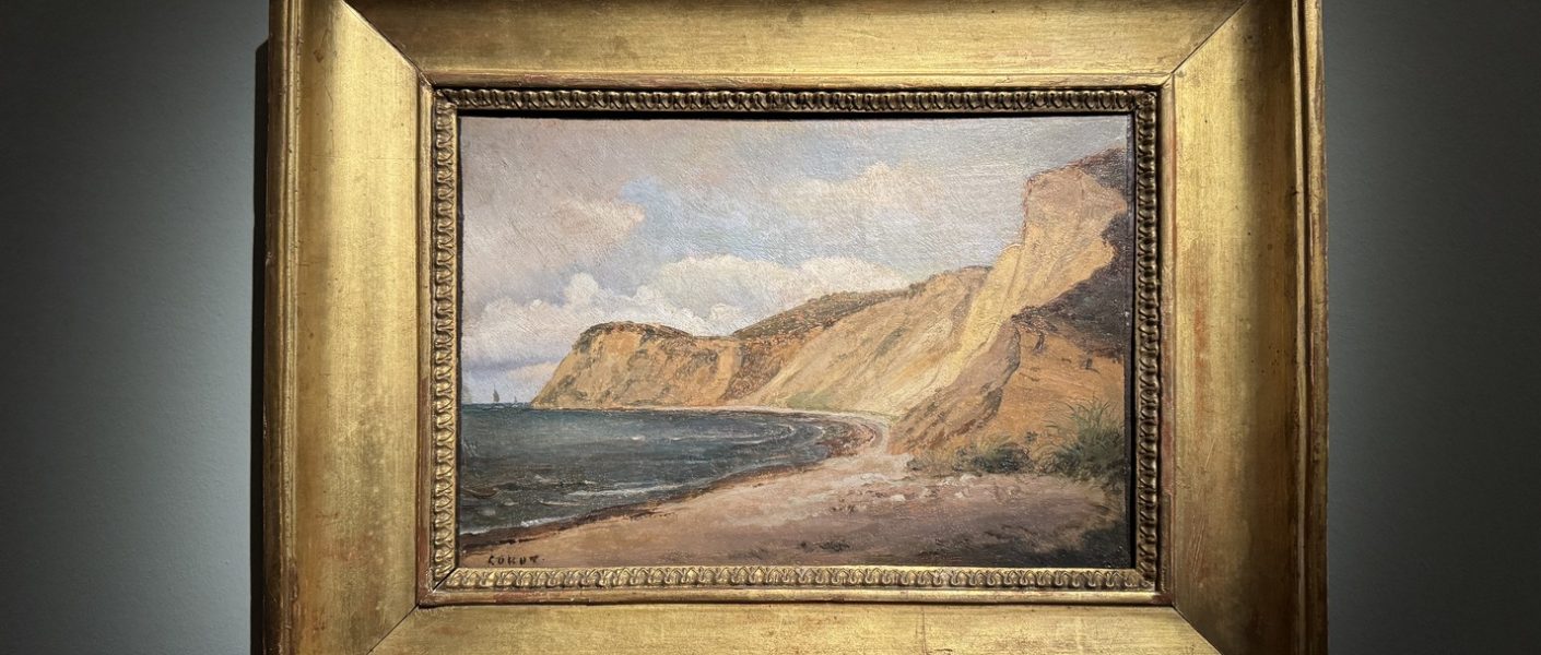Mostra "Impressionisti in Normandia" a Firenze - Jean-Baptiste Camille Corot, "Trouville", 1825, Olio su tela, Collezione Privata.