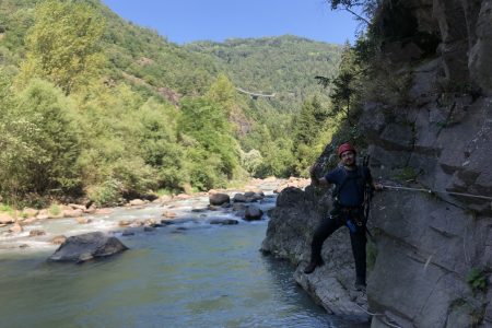 Ferrata tra i paesi fantasma di Ischiazza e Maso - Lorenzo.