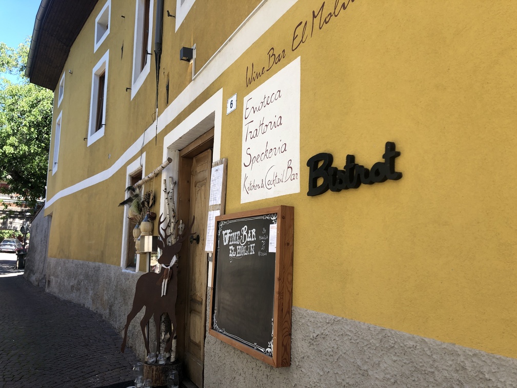 El Molin Winebar&bistrot di Cavalese - esterno.