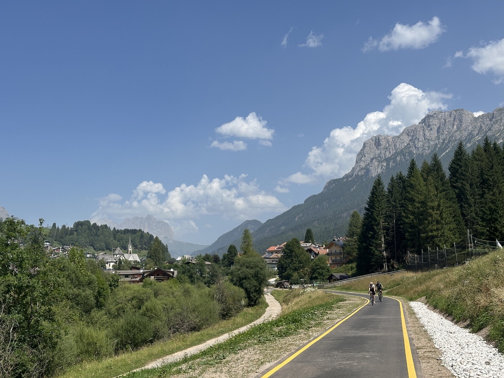 Pista ciclopedonale Fiemme e Fassa - verso Moena.