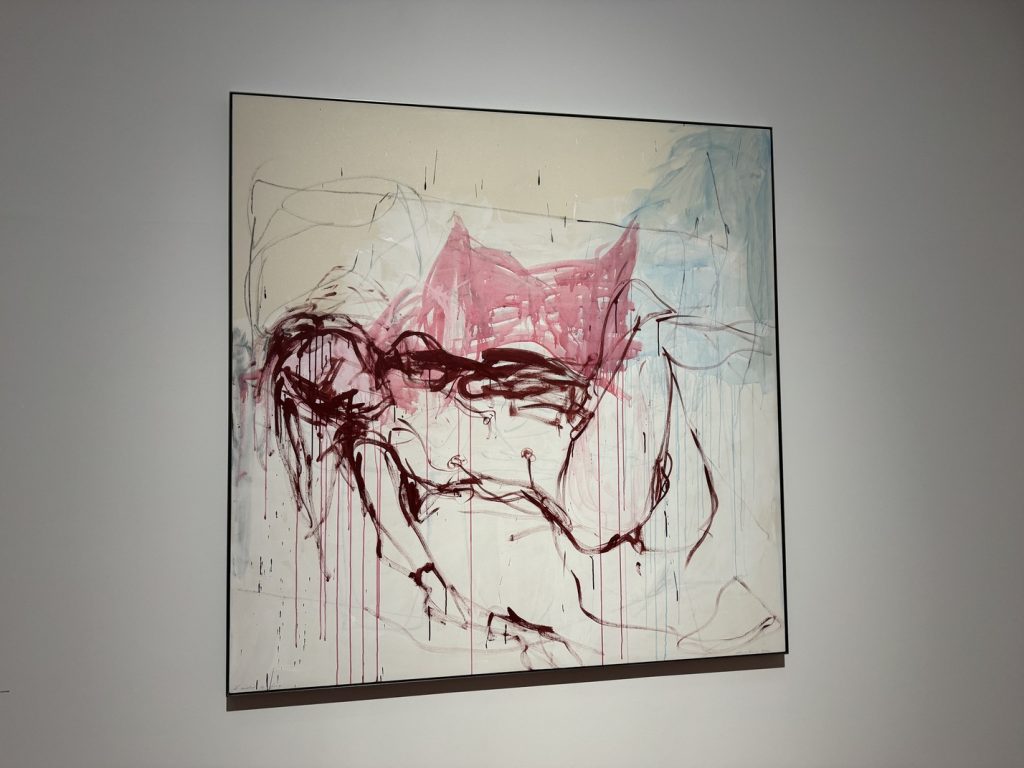 Mostra "Tracey Emin. Sex and Solitude" - "I waited so Long (Ho aspettato così a lungo)", 
2022, 
acrilico su tela, 
Collezione privata.