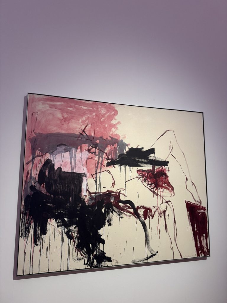Mostra "Tracey Emin. Sex and Solitude" - "Everything is moving nothing Feels Safe. You made me Feel like This (Tutto si muove, niente sembra sicuro. Mi hai fatto sentire così)", 
2018, 
acrilico su tela, 
Private collection.