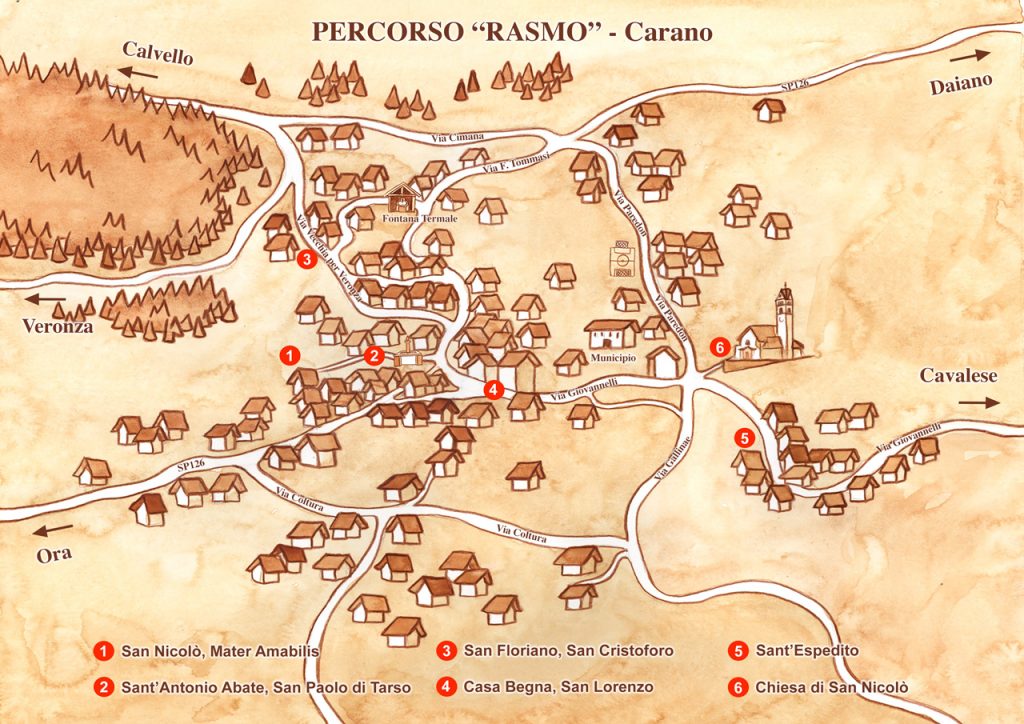 Carano, Ville di Fiemme - Percorso "Rasmo".