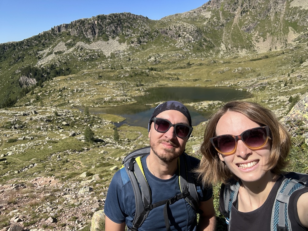 Anello al Lago Juribrutto - Federica e Lorenzo al Lago Juribrutto.