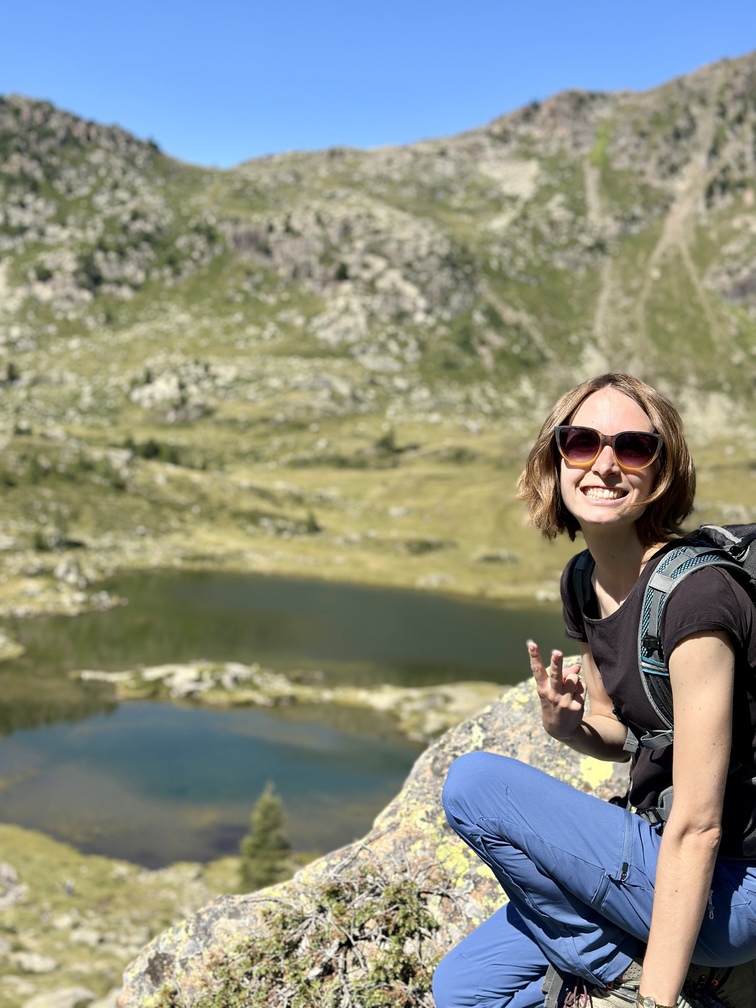 Anello al Lago Juribrutto - Federica al Lago Juribrutto.