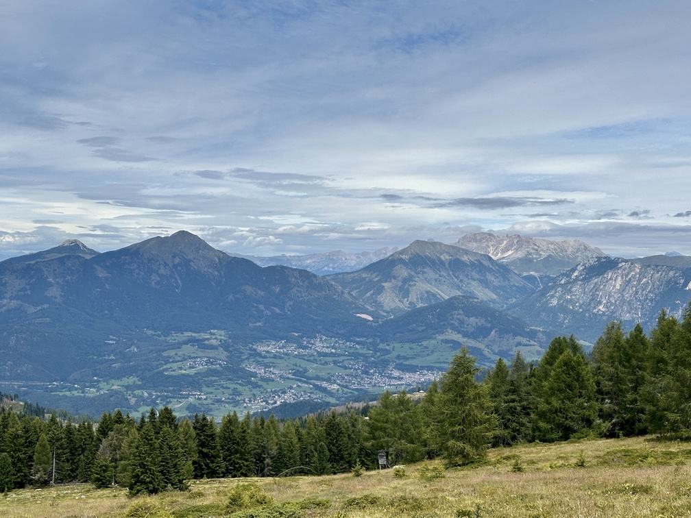 Valfloriana - panorama sulla Val di Fiemme dai Prati fioriti (Pradi de la Fior).