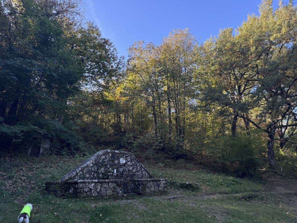 Escursione al Parco di Fonte Santa - fontana di Fonte Santa.