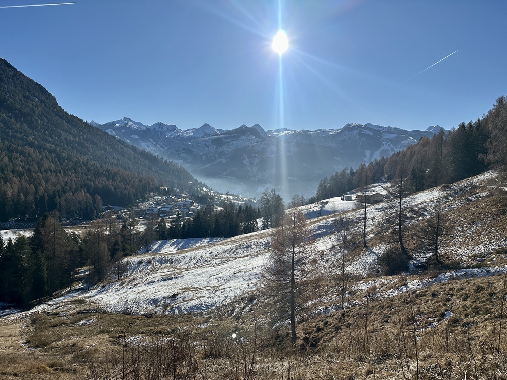 Sentiero da Stava all'Osservatorio Astronomico - veduta sulla Catena del Lagorai.