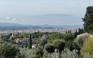 Settignano - panorama su Firenze.