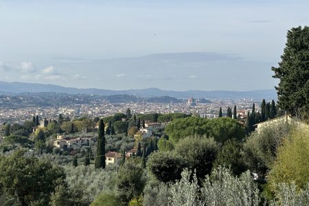 Settignano - panorama su Firenze.