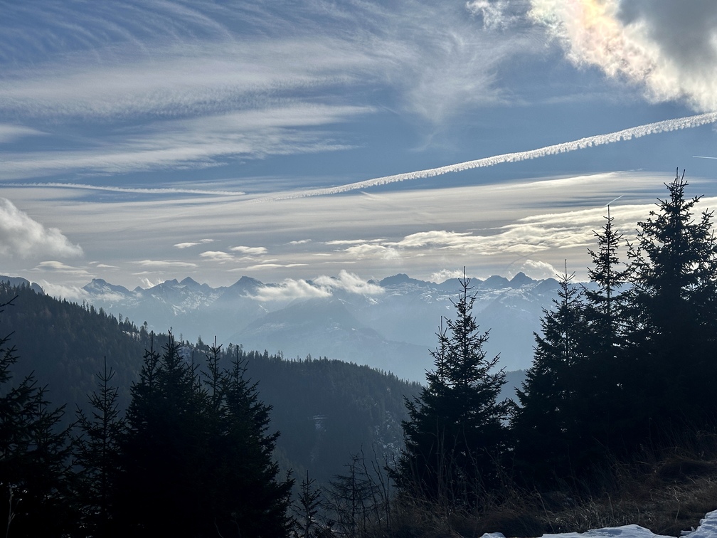 Sentiero da Malga Varena a Malga Le Val - panorama sulla catena del Lagorai.