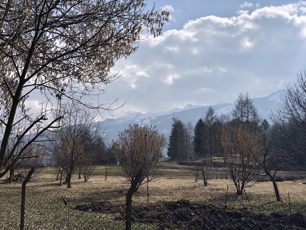 Tratto di ciclopedonale che costeggia l'azienda agricola Terre Altre.
