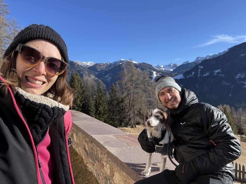 Chiesa di Sènt Uliana - Federica, Lorenzo e Frida.