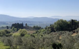 Sentiero n. 616 a Cercina - veduta panoramica.